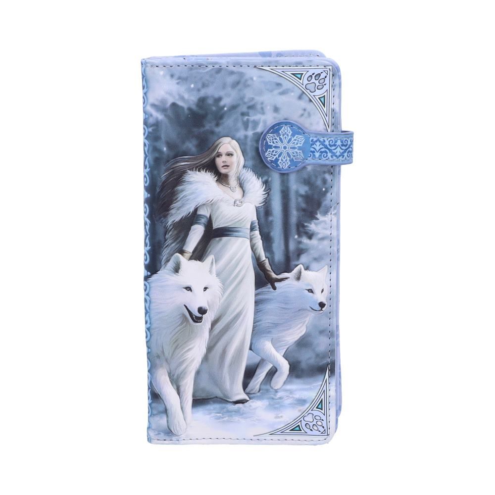Anne Stokes Winter Guardians Wolf portemonnee met reliëf