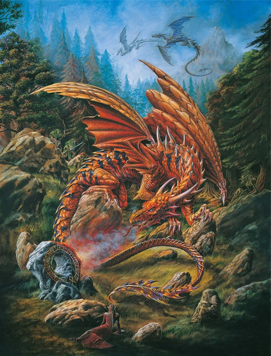 Dragons of the Runering af Alchemy, 1000 brikker puslespil