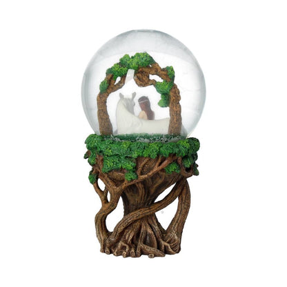 Anne Stokes Pure Heart Unicorn Snow Globe