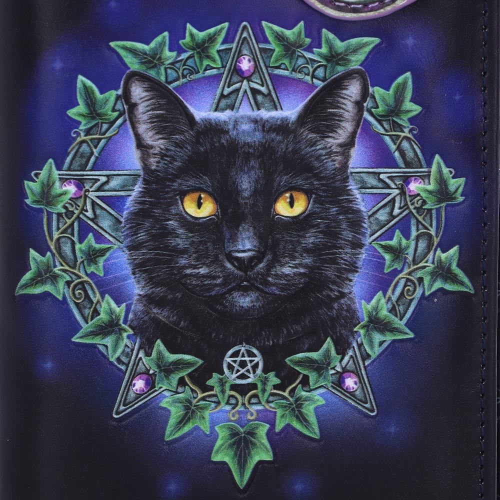 Lisa Parker The Charmed One Pentagram Cat portemonnee met reliëf