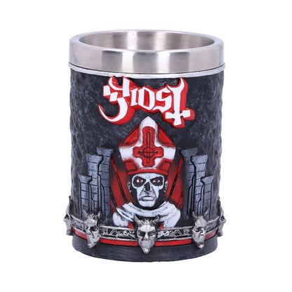 Ghost Papa Emeritus III Red Shot Glass