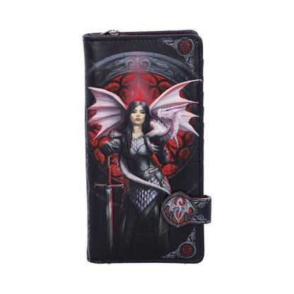 Anne Stokes Valour Dragon Warrior Embossed Purse