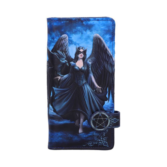 Anne Stokes gotische Raven Queen portemonnee met reliëf