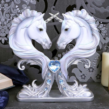 Pure Affection Baroque Unicorn Bust Figurine