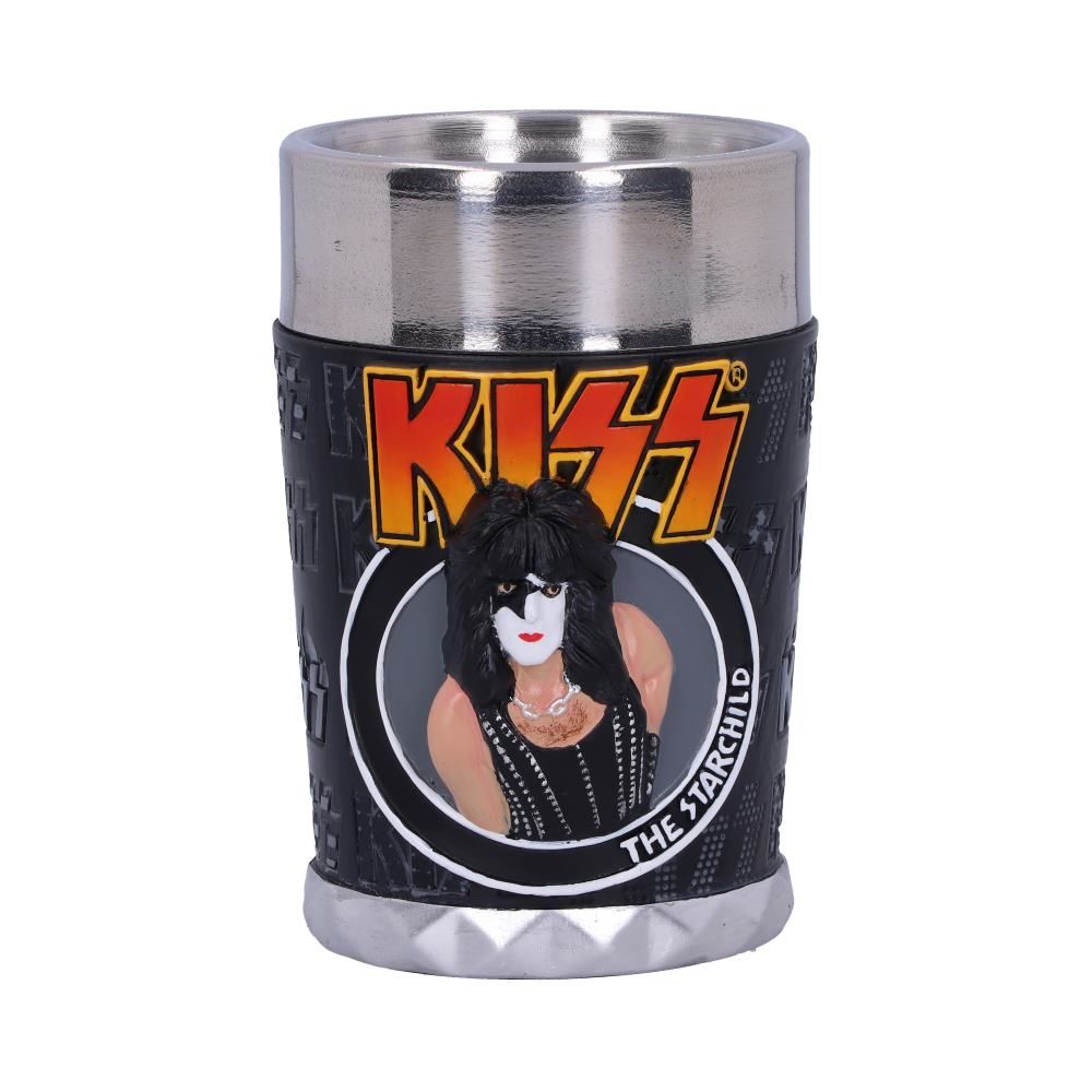 Officially Licensed KISS Flame Range The Starchild Paul Stanley Shot Glass