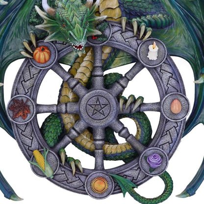 Anne Stokes Year of the Magical Dragon Pagan Wheel of the Year Wall Plaque