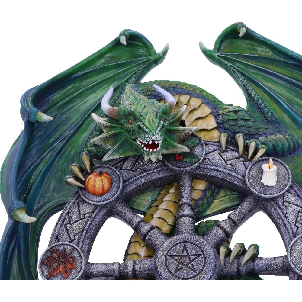 Anne Stokes Year of the Magical Dragon Pagan Wheel of the Year Wall Plaque