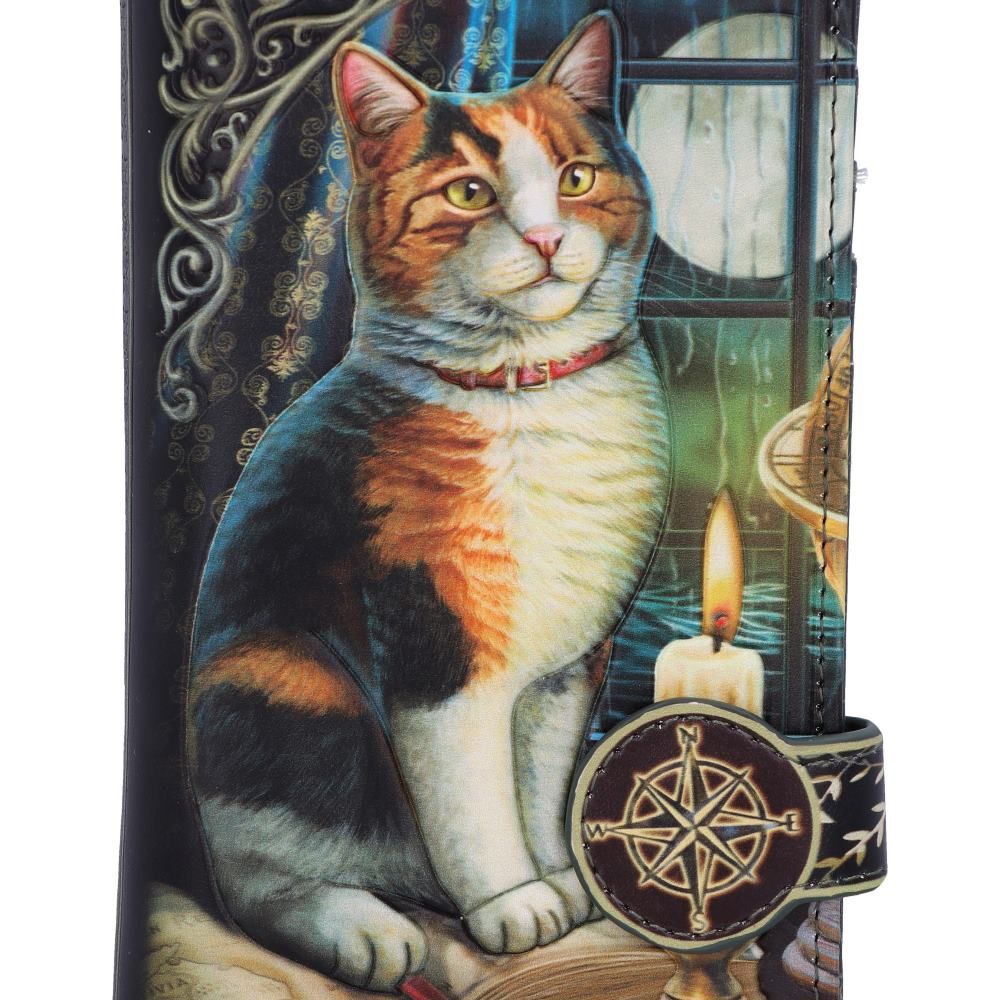 Lisa Parker avontuur wacht op Calico Cat Ship portemonnee met reliëf