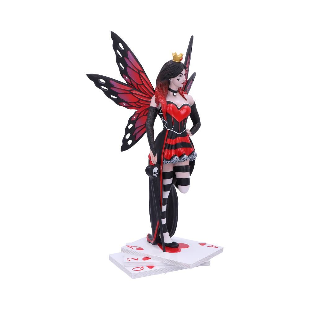 Wonderland Fairies Queen of Hearts Red Card Figurine 26cm