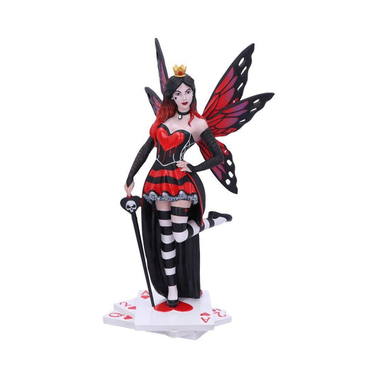 Wonderland Fairies Queen of Hearts Rødt kort figur 26cm