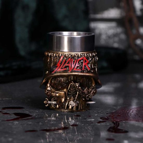 Slayer Eagle Hjelm Skull Logo Shot Glass