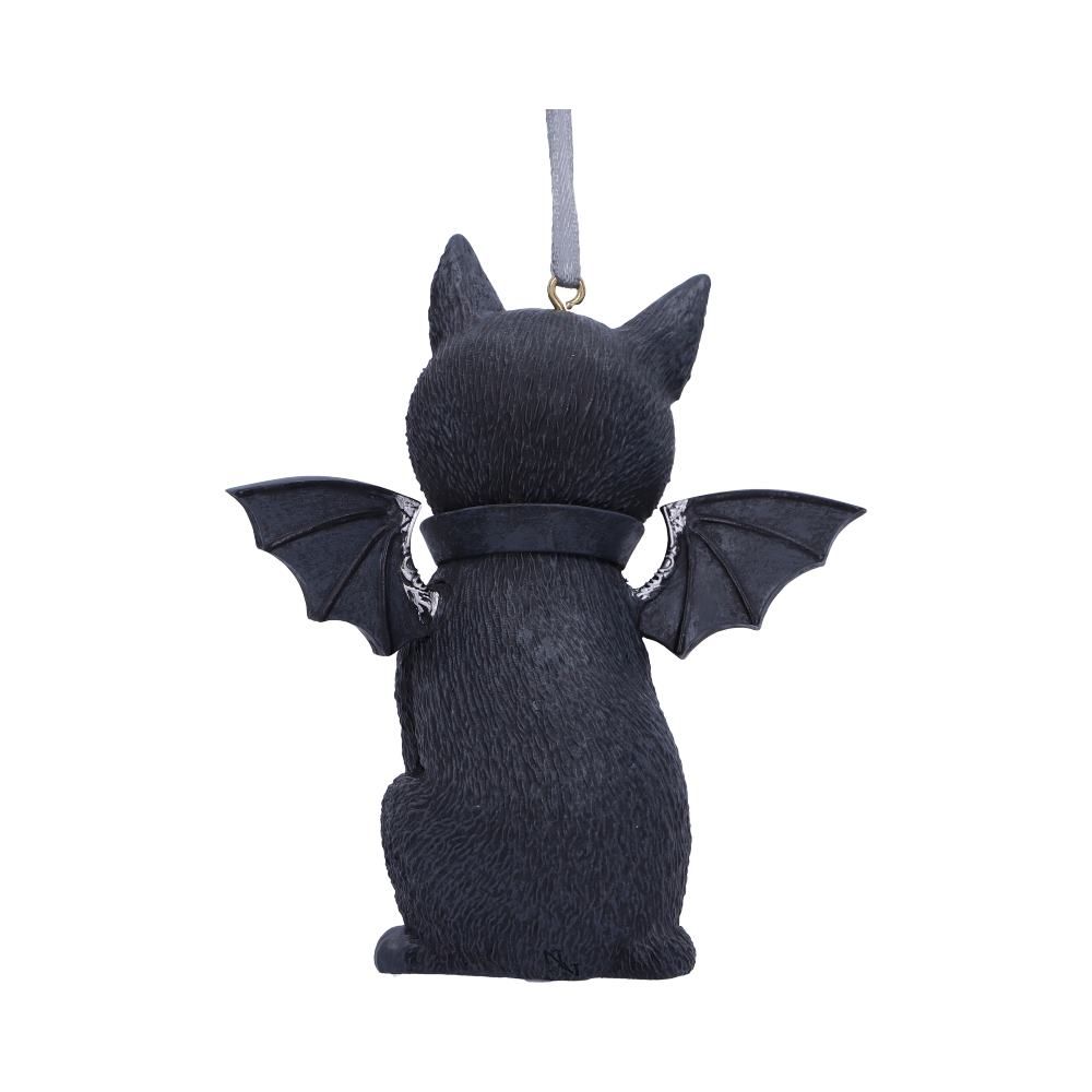 Malpuss Black Bat Cat hangend decoratief ornament