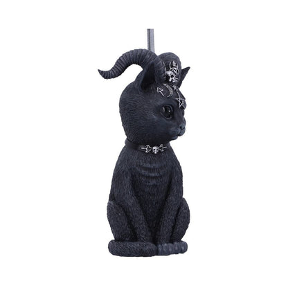 Pawzuph Black Horned Cat Hanging Decorative Ornament