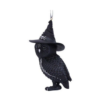 Owlocen Black Witch Owl Hanging Decorative Ornament