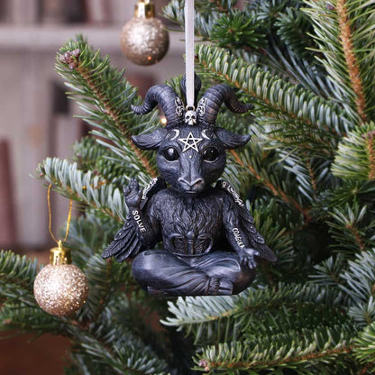 Baphoboo Black Baby Baphomet Hanging Decorative Ornament