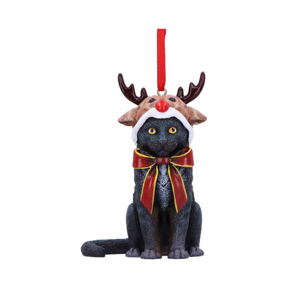 Lisa Parker Reindeer Cat Hanging Ornament