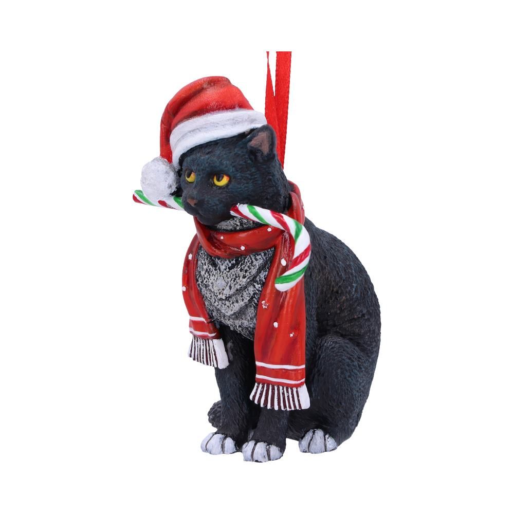 Lisa Parker Candy Cane Cat Hængende Ornament