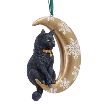 Lisa Parker Moon Cat Hanging Ornament