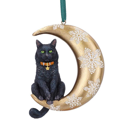 Lisa Parker Moon Cat Hanging Ornament