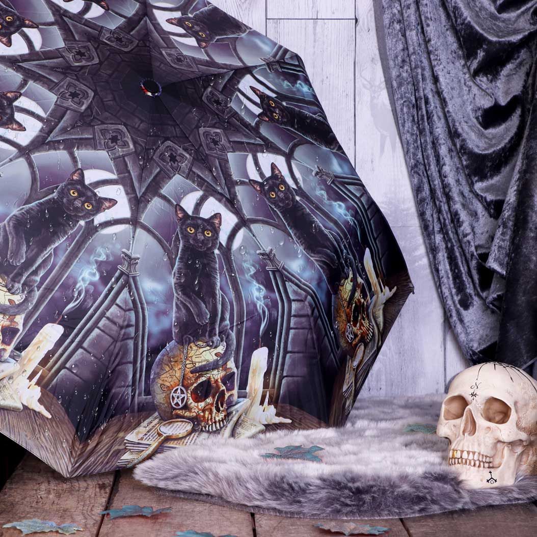 Spirits of Salem by Lisa Parker Umbrella