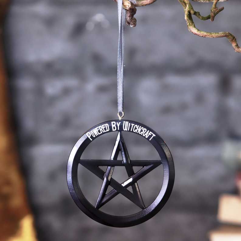 Mogelijk gemaakt door hekserij hangend ornament
