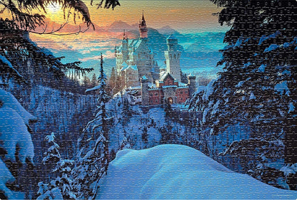 Neuschwanstein Castle, Germany by Step Puzzle, 1000 Piece Puzzle