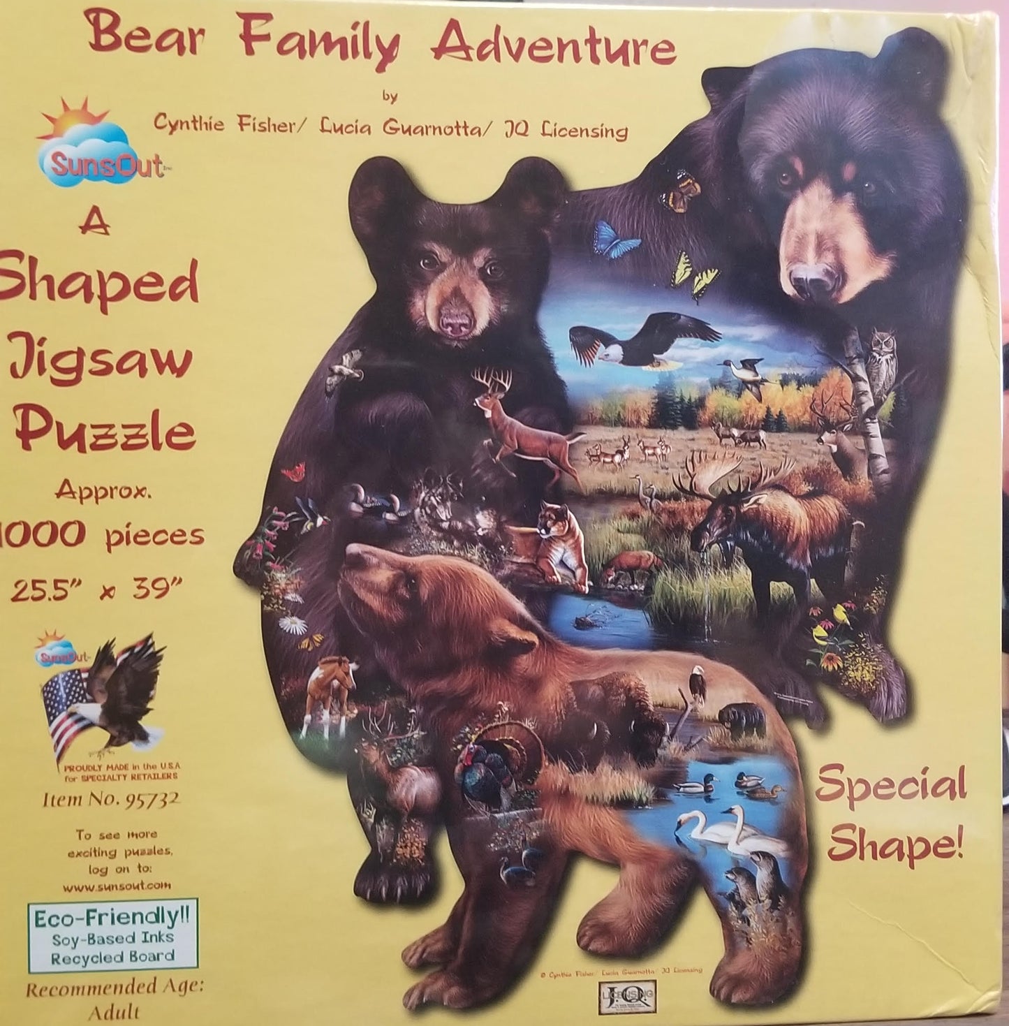 Bear Family by Cynthie Fisher / Lucia Guarnotta, 1000 Piece Puzzle