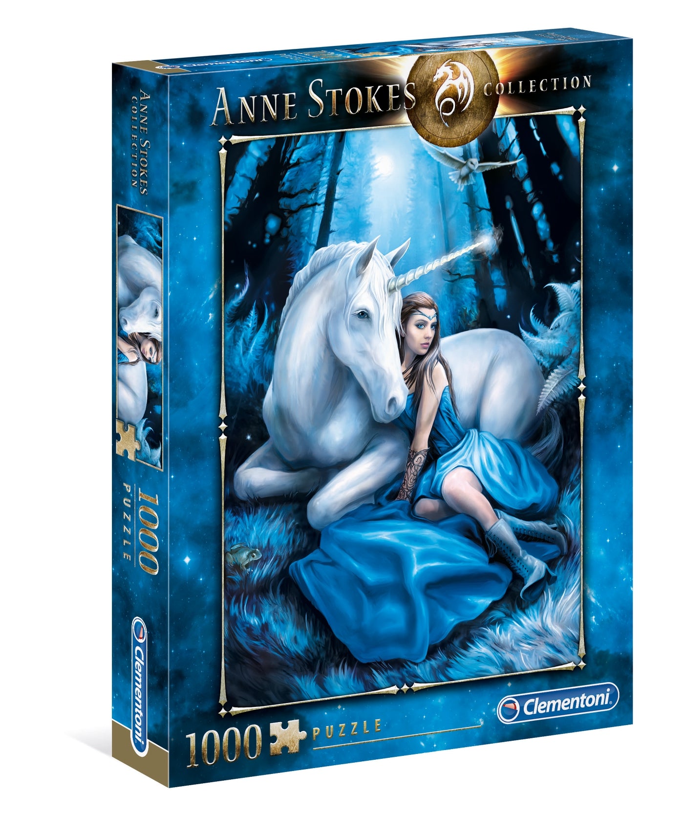 Blue Moon van Anne Stokes, puzzel van 1000 stukjes