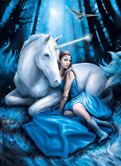 Blue Moon by Anne Stokes, 1000 Piece Puzzle