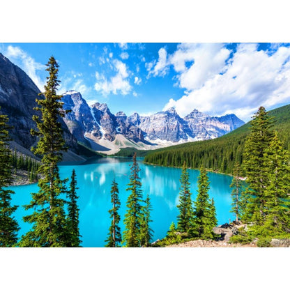 Moraine Lake in Banff National Park by R.M Nunes, 1500 Piece Puzzle