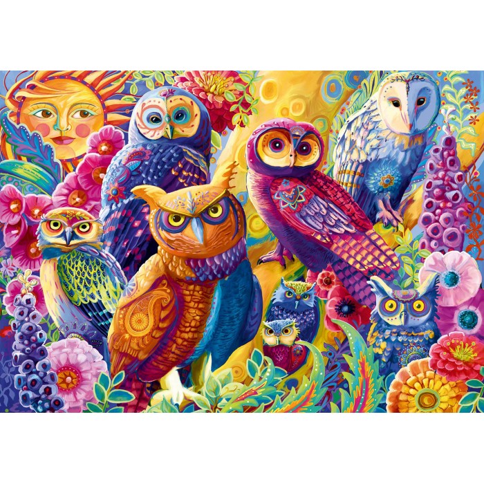 Owl Autonomy by Laura Audi, 1000 Piece Puzzle