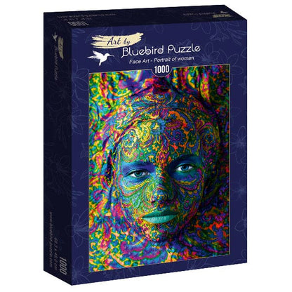 Face art - Portrait of Women, 1000 Piece Puzzle