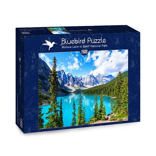 Moraine Lake i Banff National Park af RM Nunes, 1500 Piece Puzzle