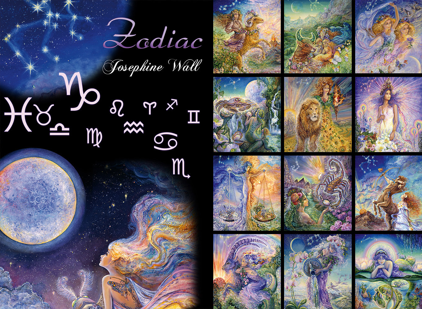 Signs of the Zodiac by Josephine Wall, 3000 Piece Puzzle