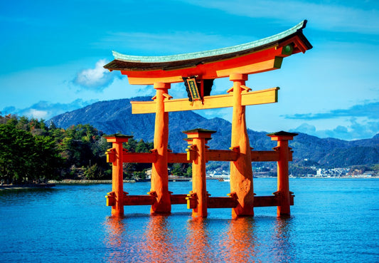 De Torii van Itsukushima-schrijn door Jordy Meow, puzzel van 1500 stukjes