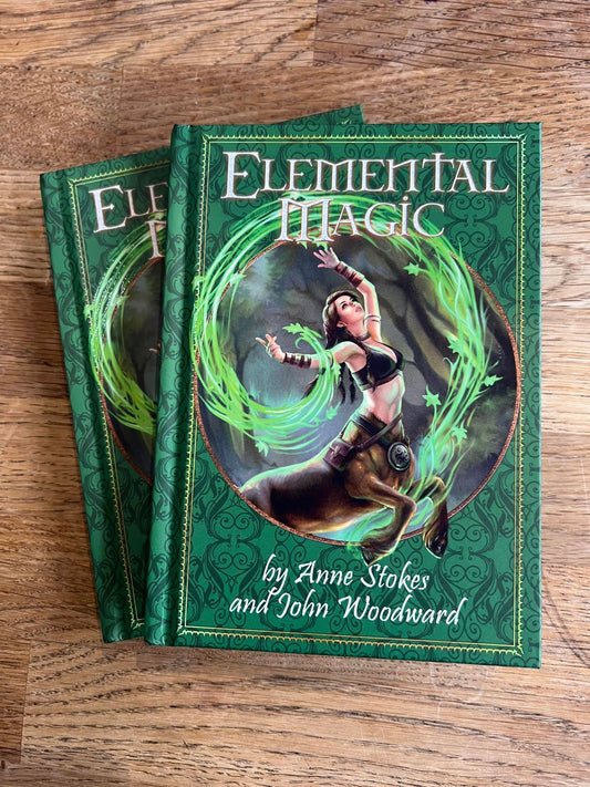 Elementaire magie door Anne Stokes &amp; John Woodward, boek