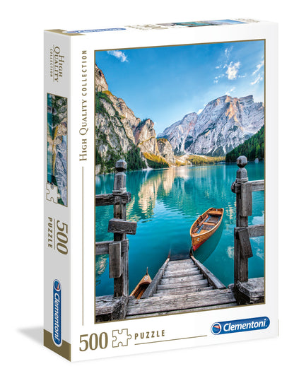 Braies Lake by Clementoni, 500 Piece Puzzle