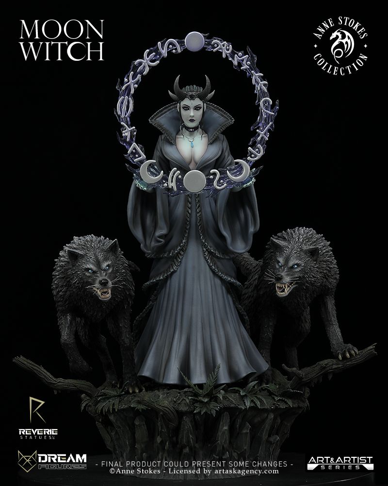 Anne Stokes Collection: Moon Witch Figurine