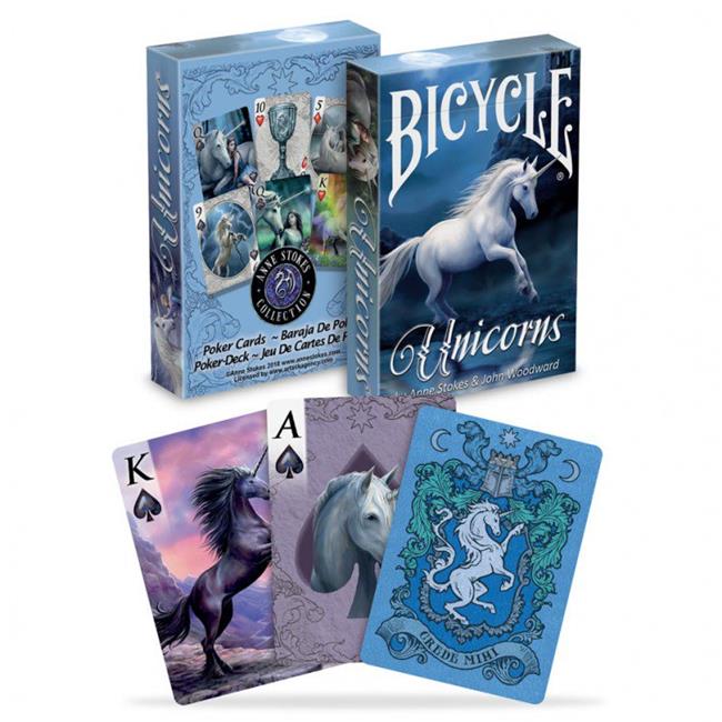 Unicorns by Anne Stokes & John Woodward, Playing Cards
