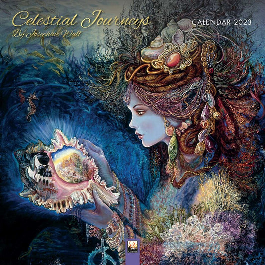 Celestial Journeys door Josephine Wall Wandkalender 2023 (kunstkalender) 