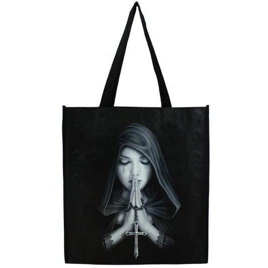 Gothic Prayer by Anne Stokes Shopping bag