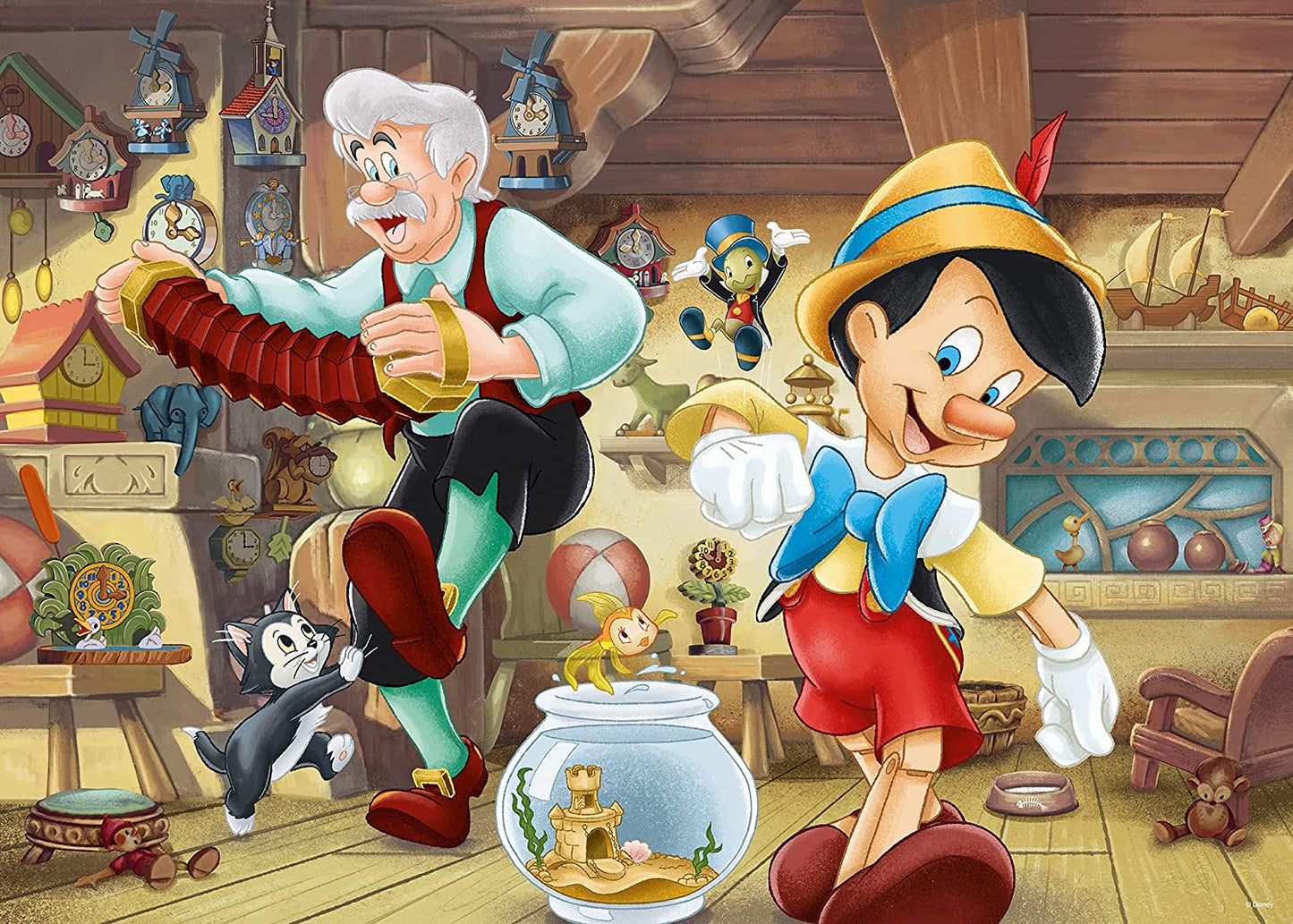 Collector's Edition Pinokkio van Disney, puzzel van 1000 stukjes