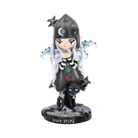 Black Stars Fairy Figurine