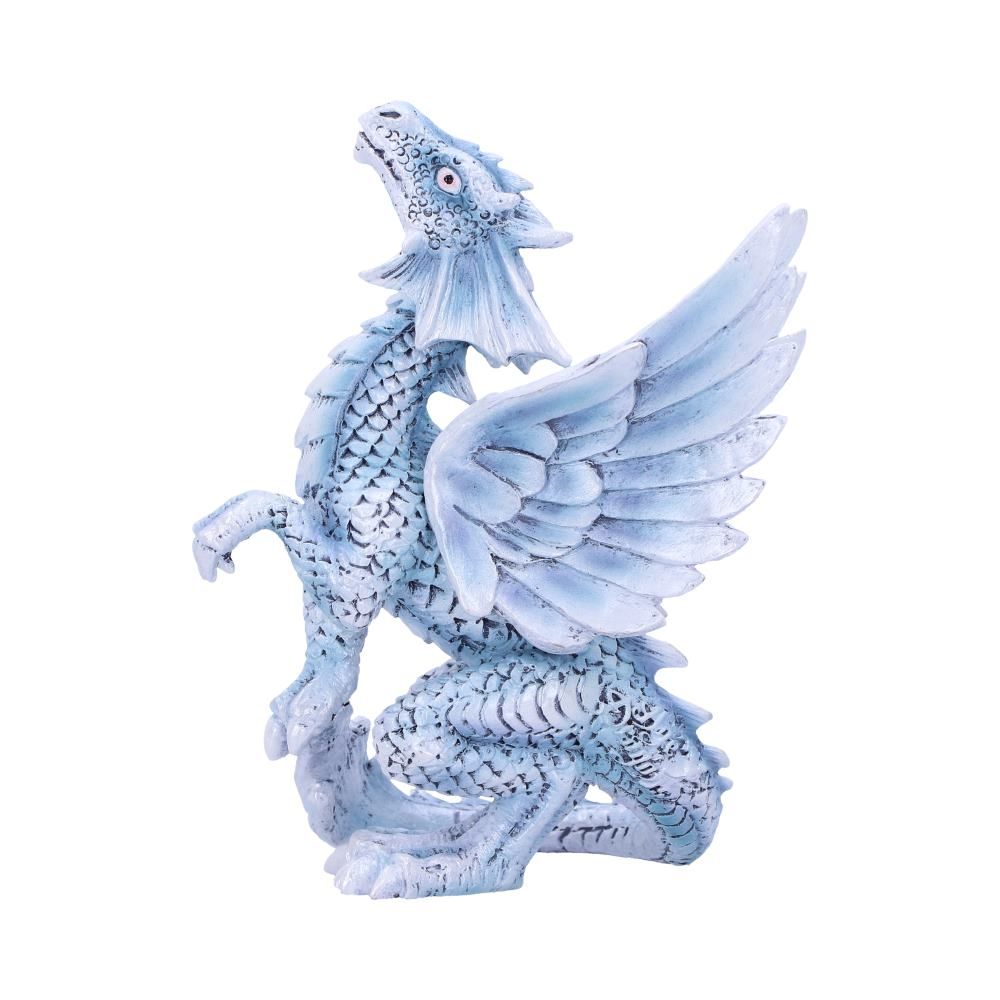 Anne Stokes Age of Dragons kleine wind (zilveren) drakenbeeldje