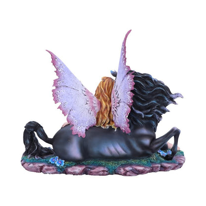 Spirit Bond Purple Pink Unicorn Fairy Companion Figurine