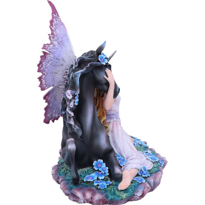 Spirit Bond Purple Pink Unicorn Fairy Companion Figurine