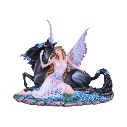 Spirit Bond Purple Pink Unicorn Fairy Companion Figurine