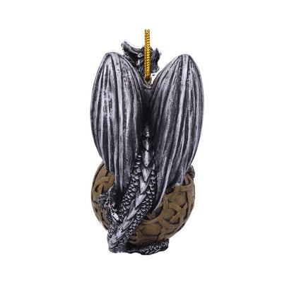 Balthazar Festive Hanging Dragon Ornament