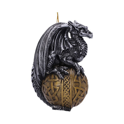 Balthazar Festive Hanging Dragon Ornament