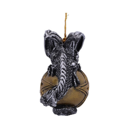 Caspar Festive Hanging Dragon Ornament